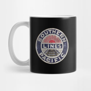 Southern Pacific Lines Railroad USA Mug